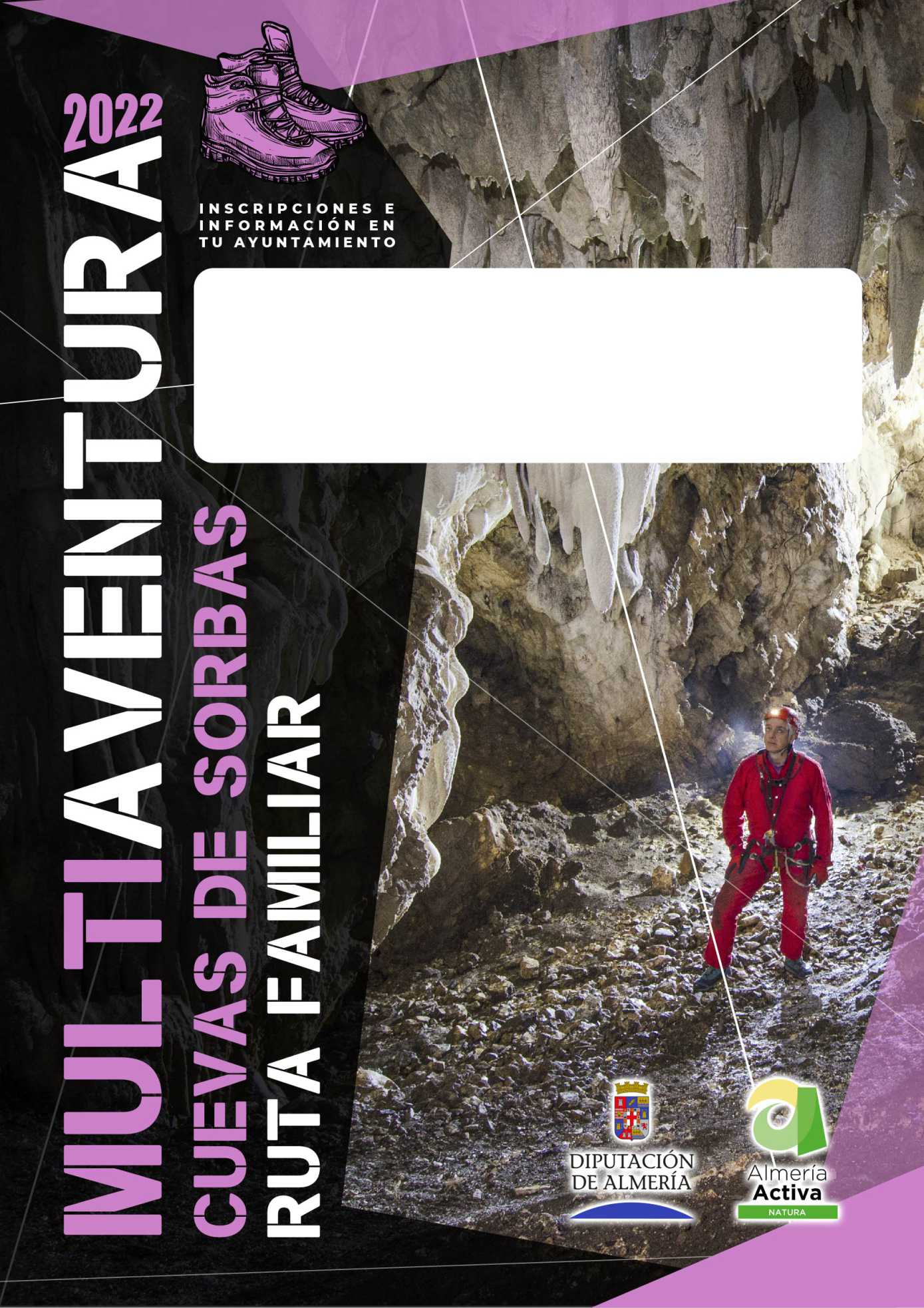 Multiaventura Cuevas de Sorbas Ruta Familiar. Somontín 12-10-22